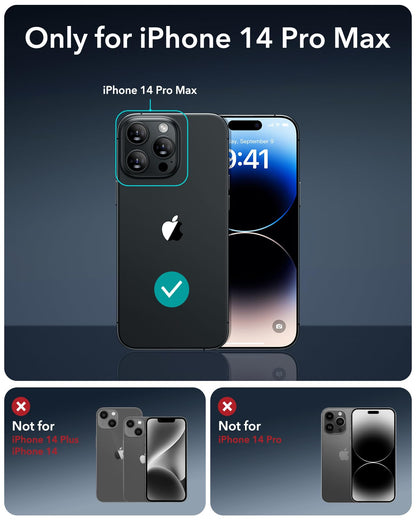 ESR 3 Pack 9H+ Glass for iPhone 16 Pro Max Screen Protector, [Military Grade Shatterproof & Longest Durable] Armorite Ultra-Tough Tempered Glass with UltraFit Tray