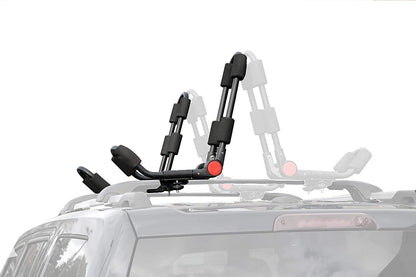 BRIGHTLINES Folding Kayak Roof Rack, a Set of Two Foldable Kayak Roof Rack Carrier for Kayaks, Canoe, SUP, Mounted on Car SUV Roof Crossbars