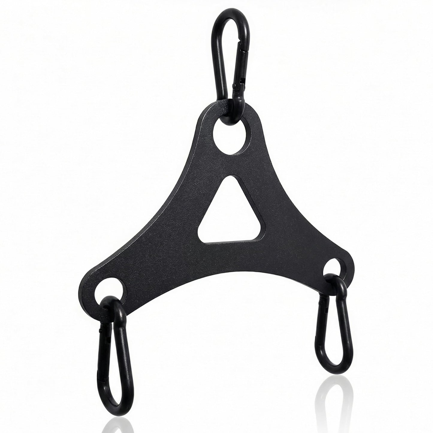 WRIST FIGHT Double to Single Cable Adapter Plate – 5.5mm Carbon Steel for Chest Flys, Rows & Face Pulls – Includes 3 Carabiners – Fits Most Cable Machines & Functional Trainers