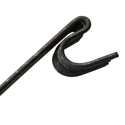 Suregreen Steel Fencing Pins | 1.2M Metal Garden Stakes | 10 Pack Road Pins for Contractors, Site Managers, Landscapers, Event Organisers, Builders | Garden Stakes for Gardeners, Farmers