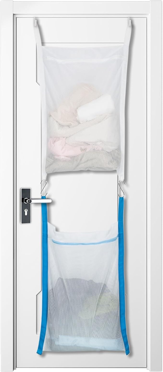 Over Door Large Mesh Laundry Hamper Bag