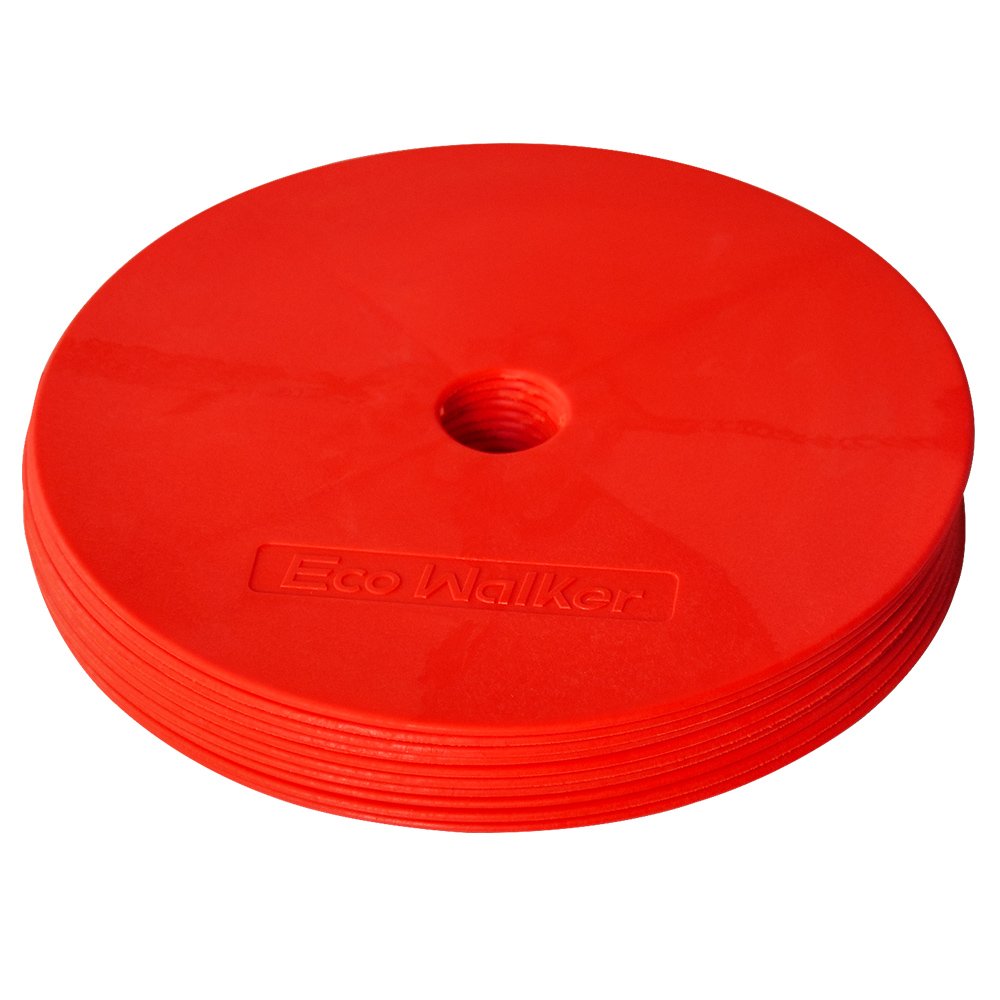 Eco Walker Flat Cones Spot Markers Soccer Basketball Sports Speed Agility Training