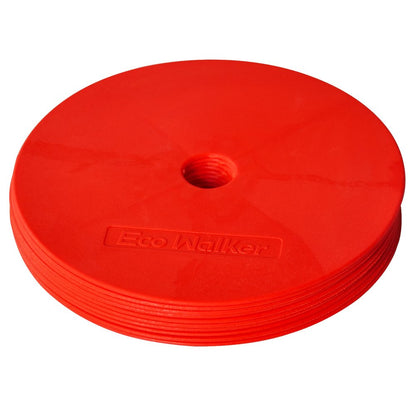 Eco Walker Flat Cones Spot Markers Soccer Basketball Sports Speed Agility Training