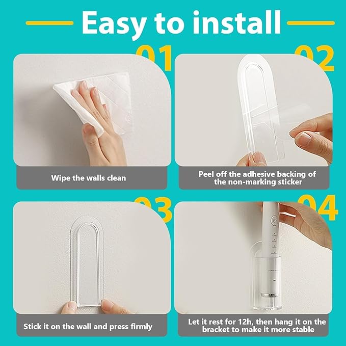 4 Pack Electric Toothbrush Holders