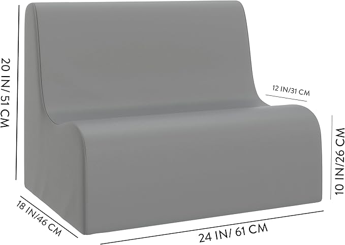 Children's Factory Medium Contour Sofa, Mix-and-Match Kids Chairs, Corner