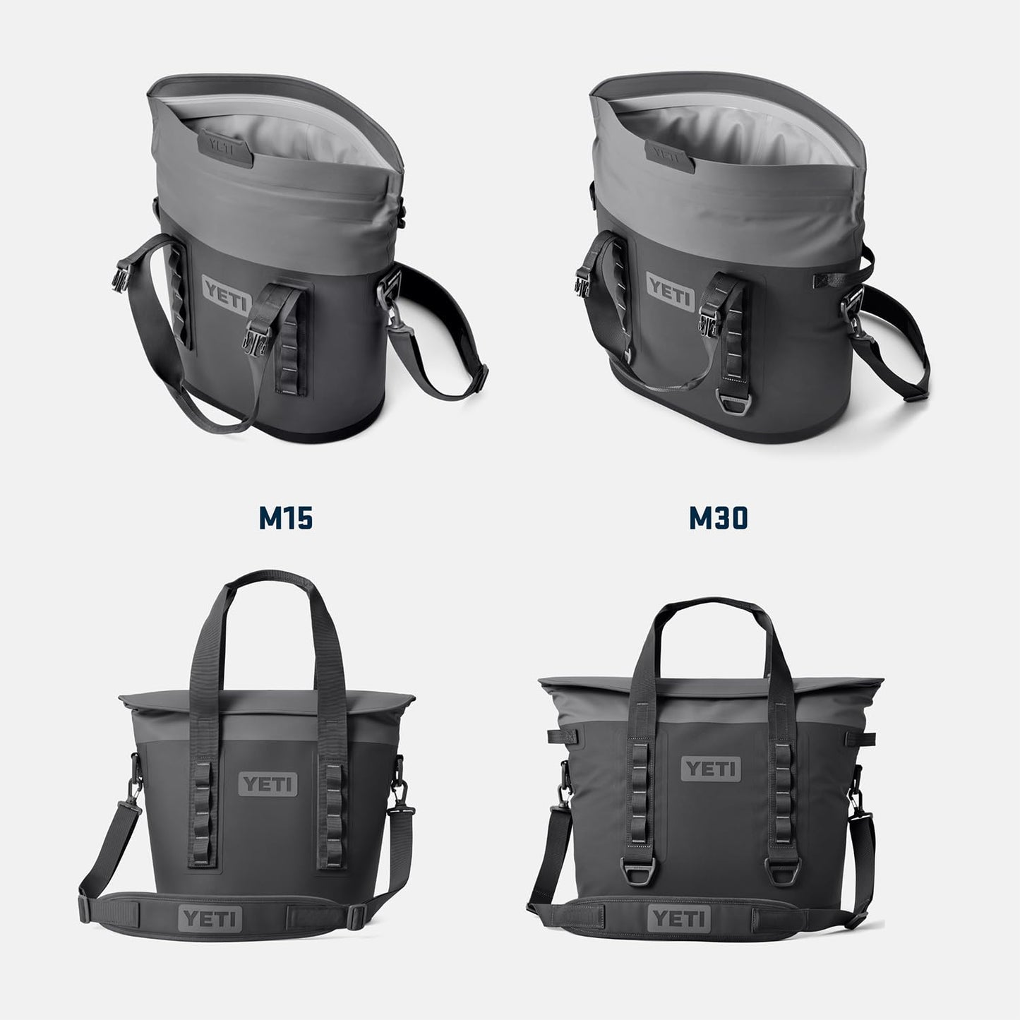 YETI Hopper M30 Portable Soft Cooler with MagShield Access, Wild Vine Red