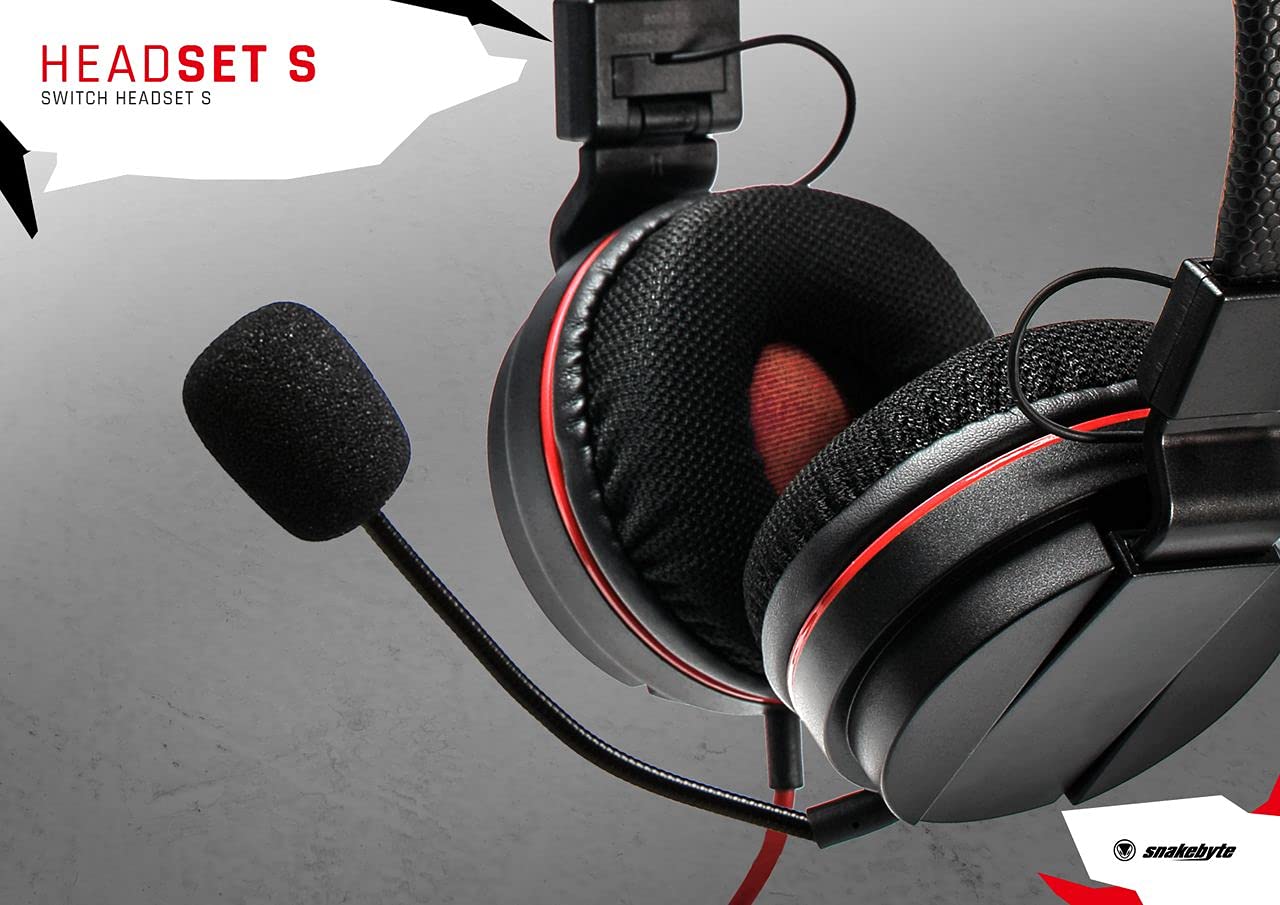 Snakebyte Head Set S - On Ear Stereo Headset PlayStation 4 Headset for Gaming Consoles with detachable Mic, Inline Control, Wired 3.5Mm Gaming Headphone for Xbox One/PlayStation 4