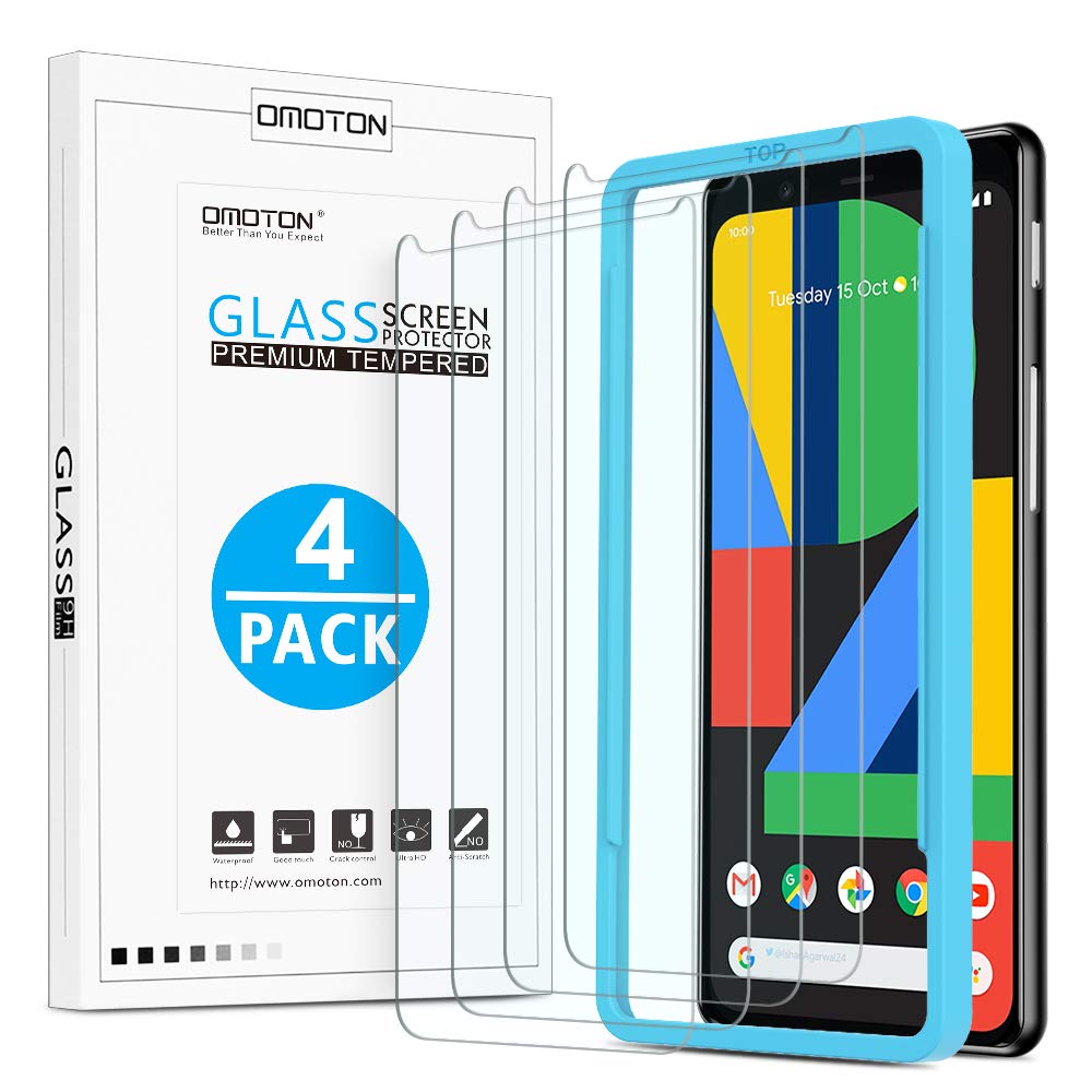 OMOTON 3+2 Pack for Google Pixel 9 Pro Screen Protector, 3 Pack Tempered Glass Screen Protector & 2 Pack Camera Lens Protector for Pixel 9 Pro 2024 6.3-inch, Case Friendly (Not for Pixel 9/9 Pro XL)