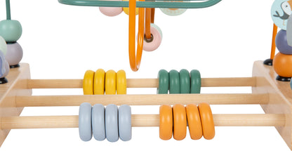 Small Foot 11956 Bead Maze Safari, with three metal tracks, wooden motor activity for kids aged 12 months and older