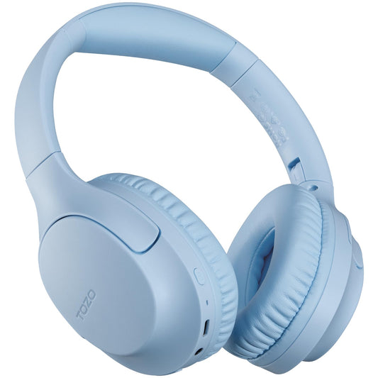 TOZO Bluetooth 5.4 Over Ear Headphones,70H Playtime with Mic,Delay Mode,Foldable Wireless Headset,Deep Bass Stereo Sound,Customizable 32 EQ Music Mode Via Button & App,for Travel and Home, Upgraded