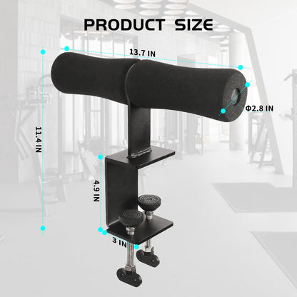 Nordic Hamstring Curl Squat Rack Attachment: Leg & Ab Workout for Power Rack Nordic Hamstring Curl, Sit-ups, Bulgarian Split Squat for Home Gym