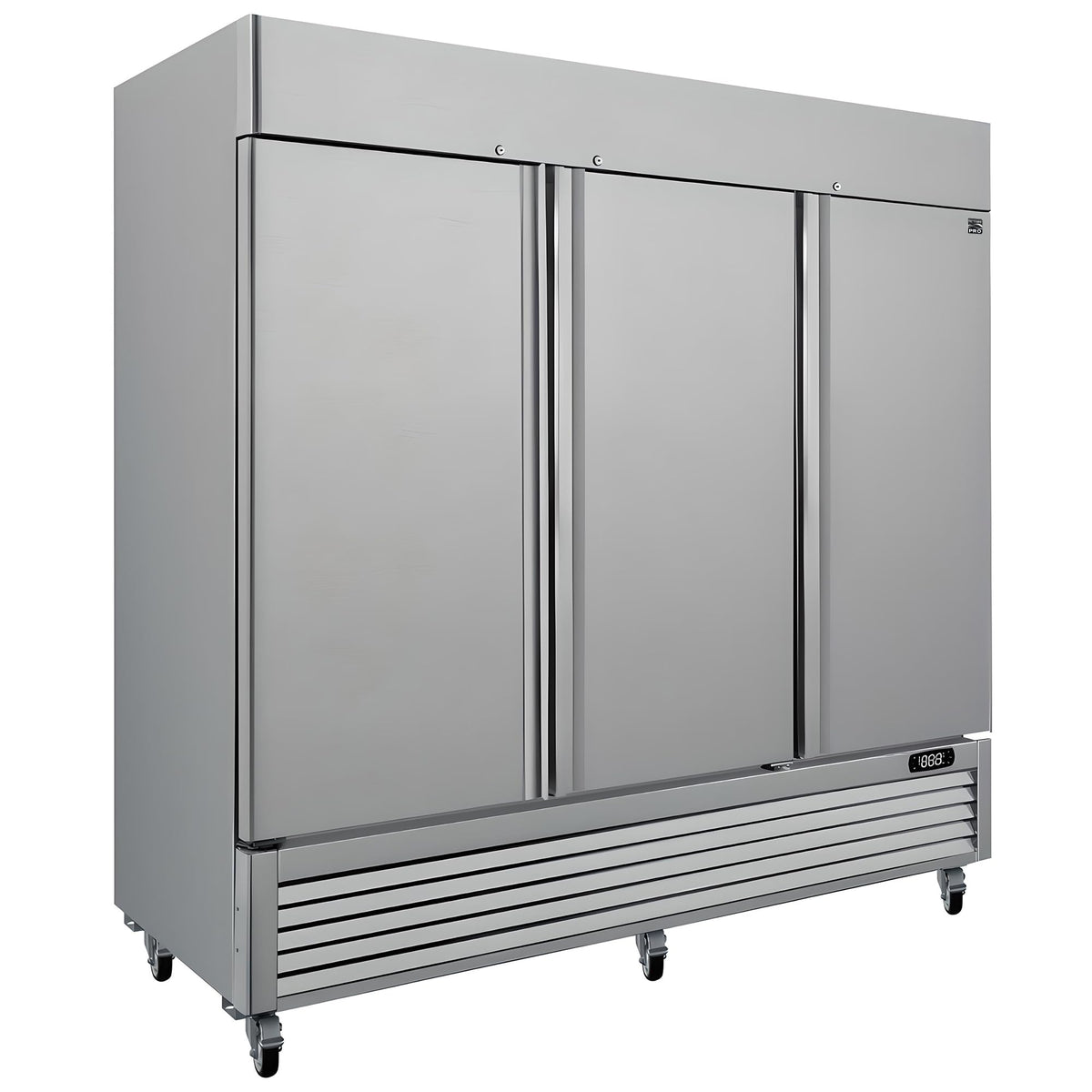 Kenmore Commercial Freezer – Upright Convertible Refrigerator, Frost Free, Congelador For Restaurant, Industrial Use, Cafe, Shop, Buffet Station, Reach-In Full-Size 72 Cu.ft Stainless Steel