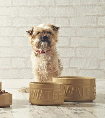 Mason Cash Cane Lettered Dog Water Bowl, 20 cm