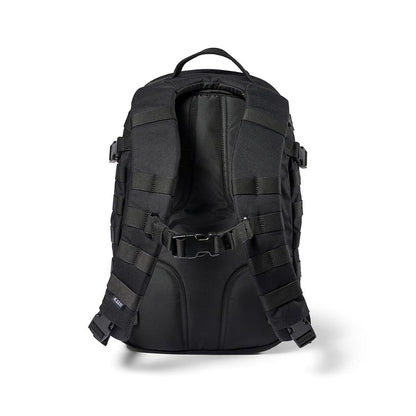 5.11 Tactical Backpack – Rush 12 2.0 – Military Molle Pack, CCW with Multiple Compartments, 24 Liter, Small, Style 56561, Black