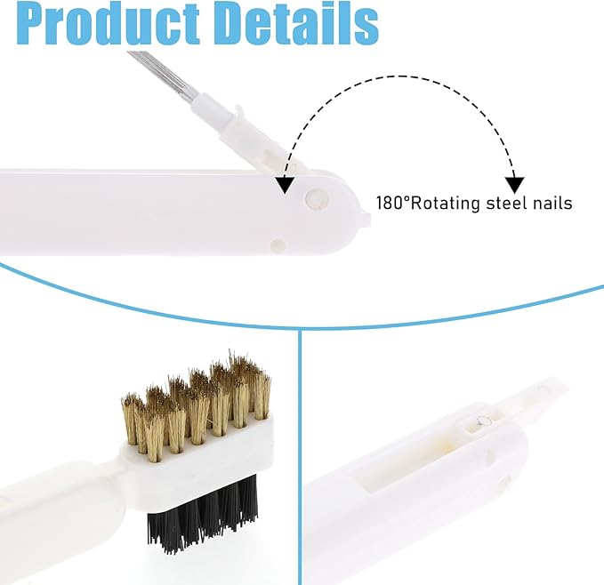 Kitchen Cleaning Scrub Brush Deep Gas Stove Brass Wire Brush