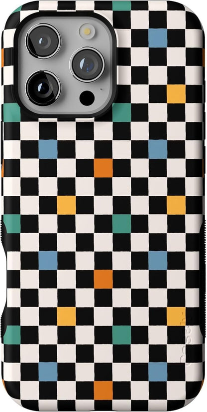 Casely iPhone 16 Pro Max Case | Blue Stripes | Sunday Best | Compatible with MagSafe | Bold Protective Design