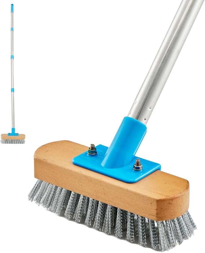 YONILL Stainless Steel Deck Scrub Brush