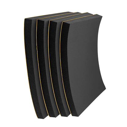 Foam Padding Sheet Self Adhesive 3/4" Thick Neoprene Insulation Foam Anti Vibration Foam Rubber Pads for Furniture Cars Speakers 6 Inch X 6 Inch (4 Pcs)