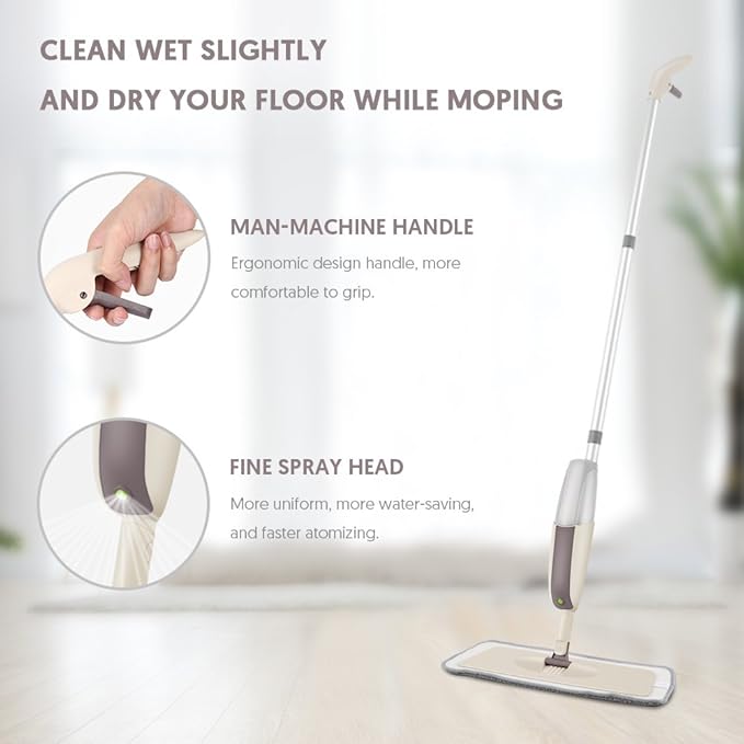 Spray Mops for Floor Cleaning: MEXERRIS Wet Mop