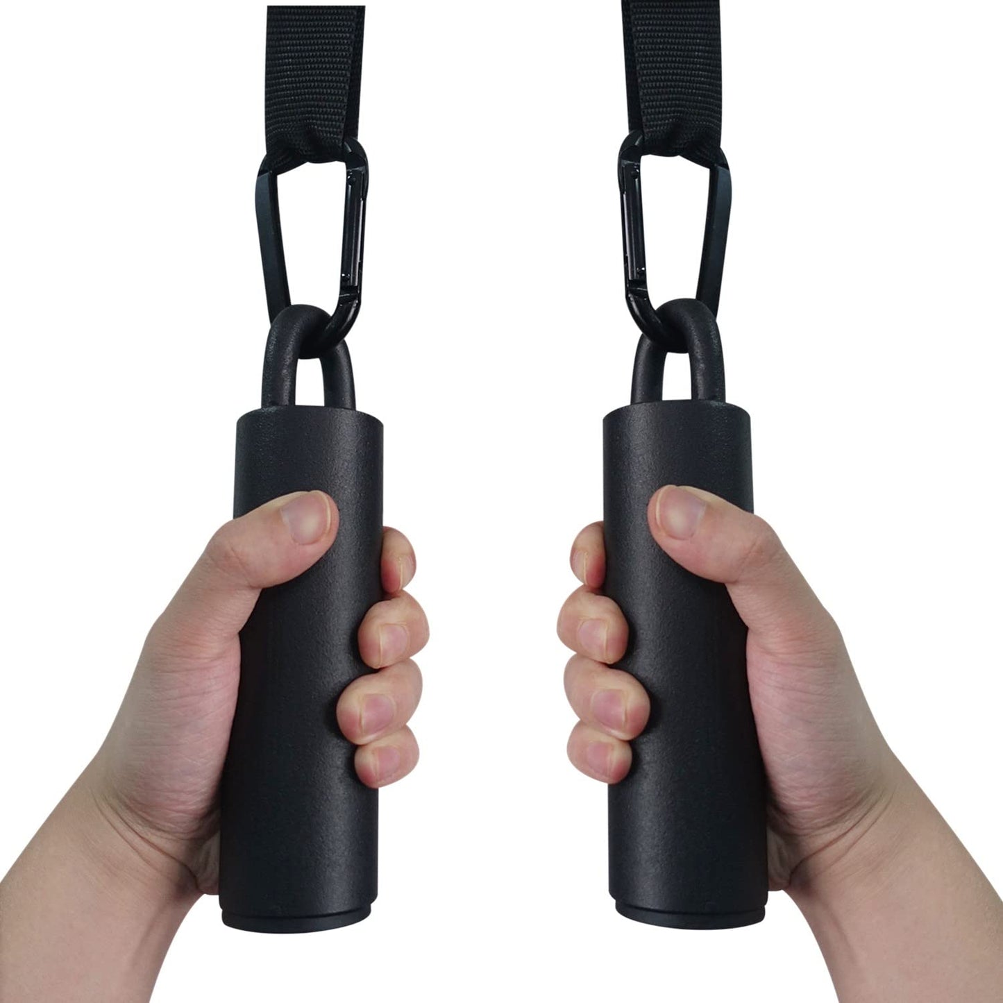 Lights Mountain Pull Up Grips Set of 2 Rock Climbing Holds Set with Hanging Straps and Strong Carabiner, Finger Strengthener，Forearm, Biceps, Ninja Warrior, Back Muscles Training