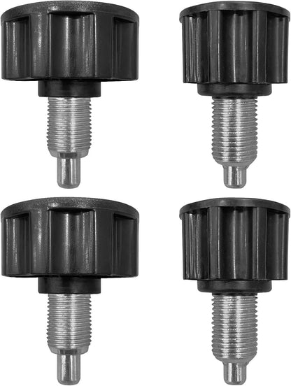 Frdhee 4Pcs Pop Pull Pin Knob M16, Adjustment Fitness Pop Pull Pin Knob for Fitness Equipment, Exercise Bike Pin Knob Replacement Parts for Fitness Equipment Exercise Machines
