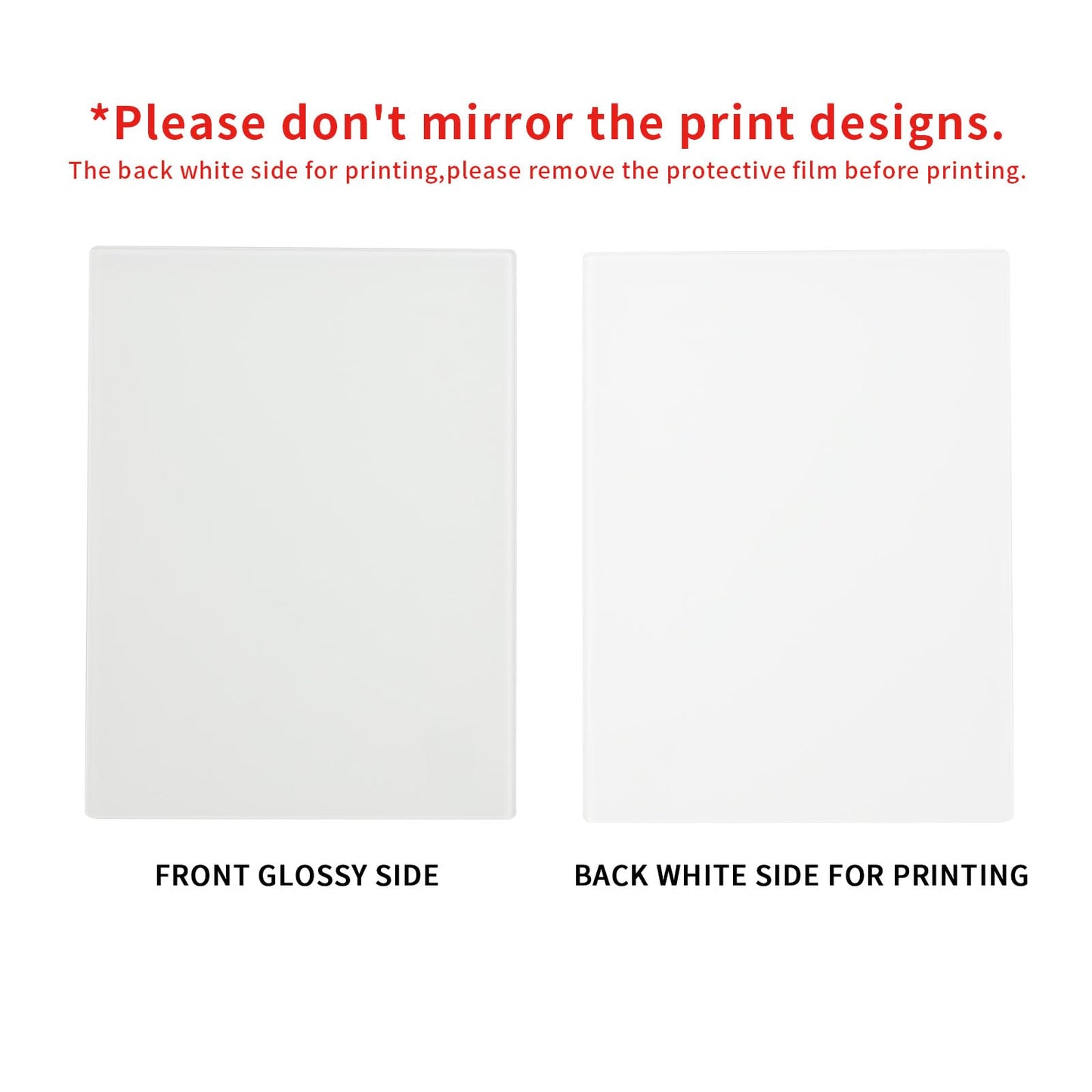 PYD Life 2 Pack Sublimation Night Lights Blanks LED Glass Photo Frames Panels White 6" x 8" with Warm Light,with Wood Stand for Custom Photos Designs, DIY Gifts for Couples, Family