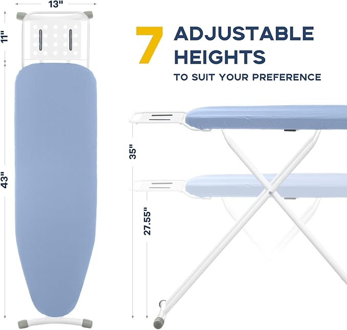 Ironing Board, 43x13 Full Size Iron Board
