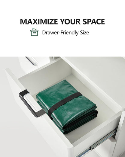 DAYSEON Heavy Duty Moving Bags Extra Large, Premium Storage Bags with Durable Zippers, Reinforced Handles, Moving Supplies for Clothes, Bedding, College Dorm Essentials, 8 Pack Green