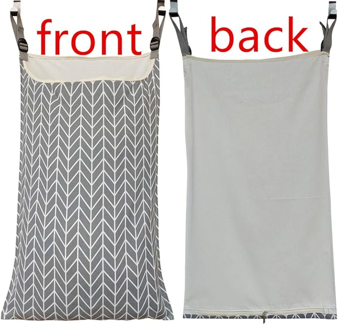 Adjustable Space Saving Door Hanging Laundry Hamper Bag