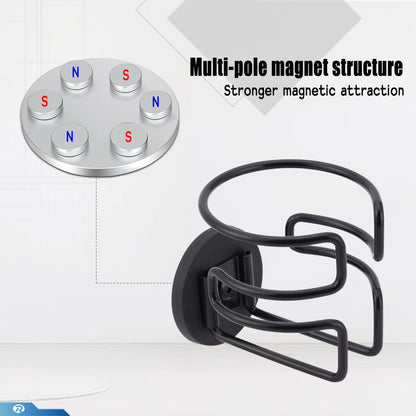2 Pcs Magnetic Cup Holder, Magnetic Drink Holder for Boat Marine Yacht Truck RV Apartment Courtyard on Metal Surface
