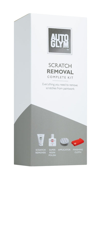 Autoglym Scratch Removal Kit For Car Paintwork - Includes Scratch Remover, Super Resin Polish, Hi-Tech Finishing Cloth, and Scratch Removal Applicator