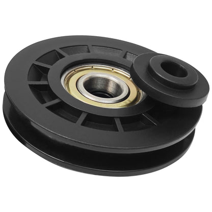 Topfinder Pulley 78 mm, pulley for ropes, pulleys with ball bearings, pulley, replacement parts, fitness equipment, power station wheels, 2 pieces