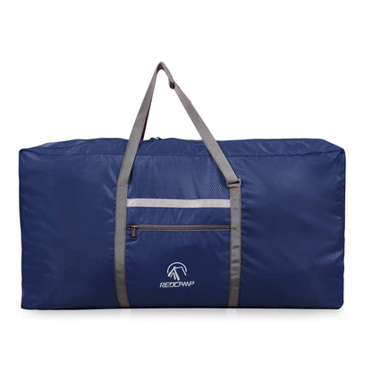 REDCAMP Foldable Extra Large Duffle Bag 100L/31 Inch, Lightweight Travel Duffel Bag with Adjustable Strap for Men Women,Dark Blue, dark blue,100L