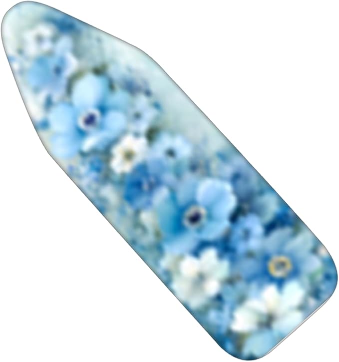 Nuxovilar Blue and White Flowers Oil Painting Ironing Board Cover, This Cover
