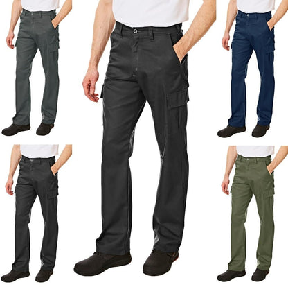 Lee Cooper Men's Classic Multi Pocket Cargo Work Trouser Easy care Safety Pant, Black, 34W / 33L