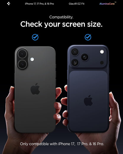 Spigen Tempered Glass Screen Protector [GlasTR EZ FIT] designed for iPhone 14 Pro Max [Case Friendly] - Sensor Protection / 2 Pack