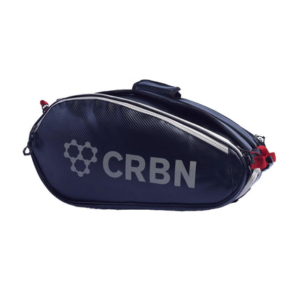CRBN Pickleball – X Series Power Paddle (3X, 16mm) + Pro Team Tour Paddle Bag with Zip-Off Sling – Carbon Fiber Paddle & Multi-Pocket Gear Bag - Virtual Bundle