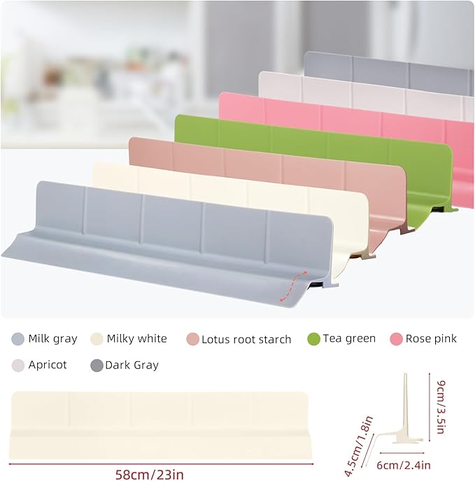 23" Ultra Silicone Sink Splash Guard Released in 2025/Dec, Self-Draining Water