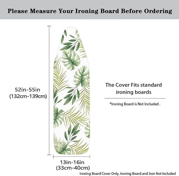 Hawaii Leaf Printed Ironing Board Cover 15X54“