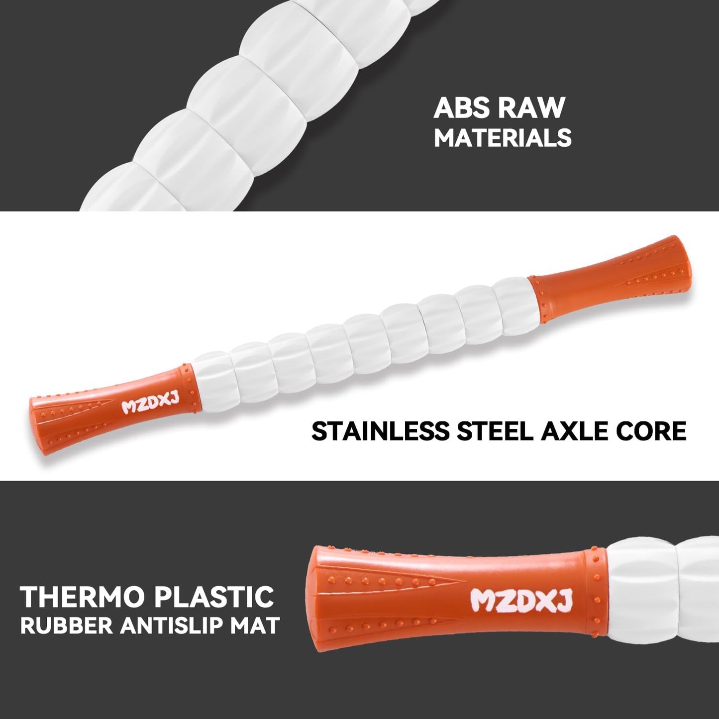 Muscle Roller, Massage Roller Stick for Athletes, Help Reducing Muscle Soreness Cramping Tightness Leg Arms Back Calves Muscle Massager
