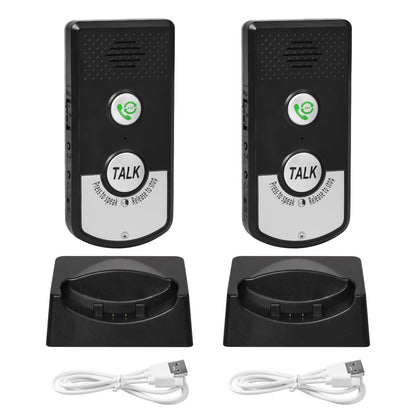 2 Way Wireless Intercom for Home Hospital Hotel,1000m Range Indoor Intercoms Wireless