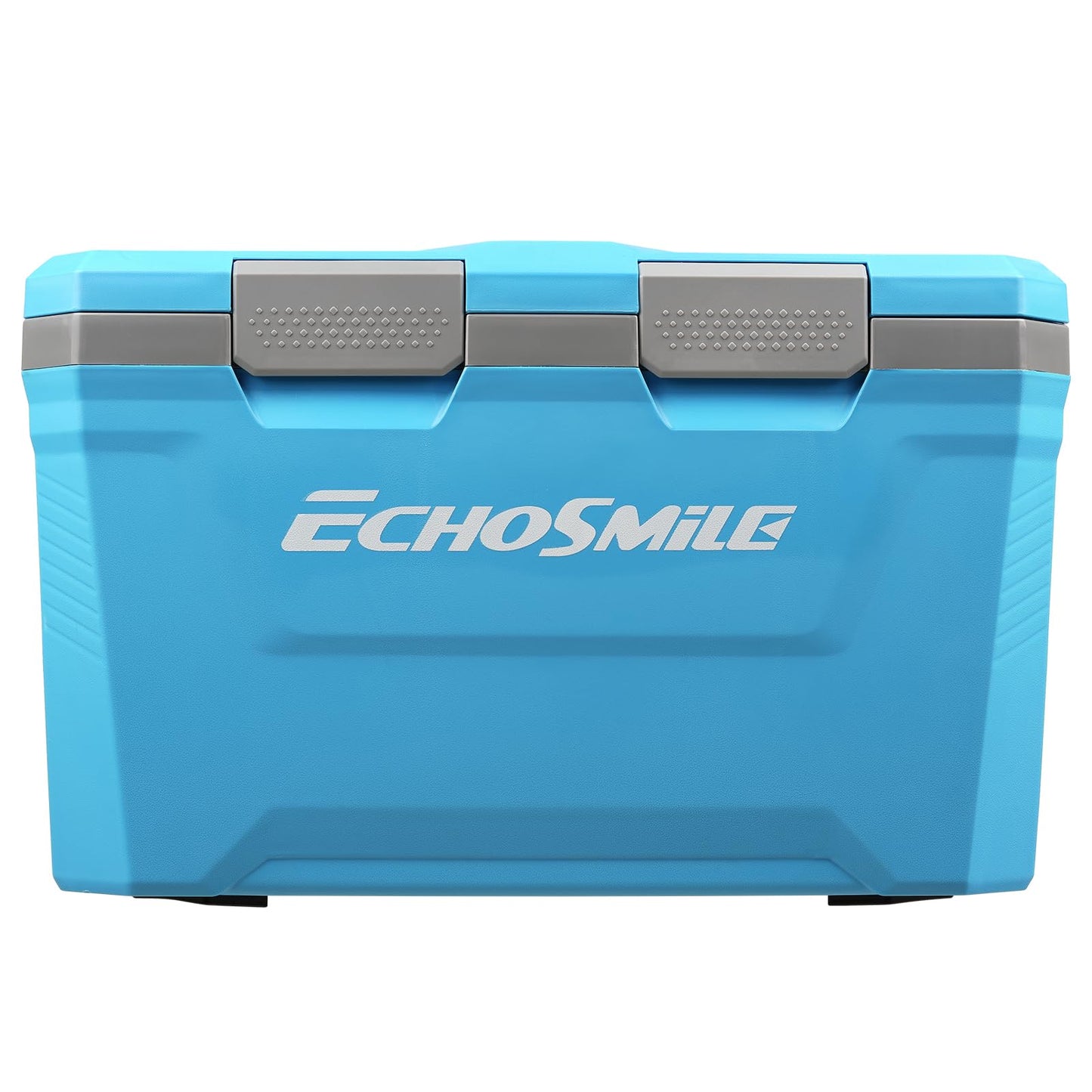 EchoSmile 35 Quart Insulated Cooler, Outdoor Portable Hard Cooler Ice Chest Box w/ 2 Cup Holders, Drain Plug, Bottle Opener, 3-Day Ice Retention for Camping, Beach, and Picnic,Blue