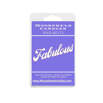Moosehead candles Fabulos Scented Wax Melts (4 Pack) – Fresh Floral Citrus Home Fragrance, Long-Lasting, Clean Scent, Eco-Friendly, Supports Animal Rescue