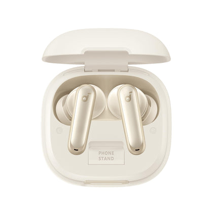 Soundcore P40i by Anker, Noise Cancelling Wireless Earbuds, Adaptive Noise Cancelling to Environments, Heavy Bass, 60H Playtime, 2-in-1 Case and Phone Stand, IPX5, Wireless Charging, Bluetooth 5.3