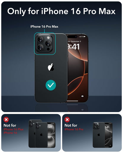 ESR 3 Pack for iPhone 15 Pro Max Screen Protector, [9H Hardness] [Military Grade Shatterproof] Full Coverage Tempered Glass Film with Easy Installation Tool, HD Clear, Scratch Resistant