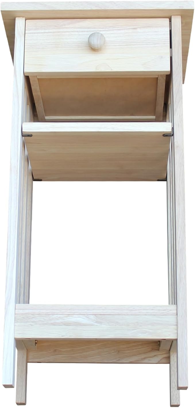 International Concepts Unfinished Mission Telephone Stand