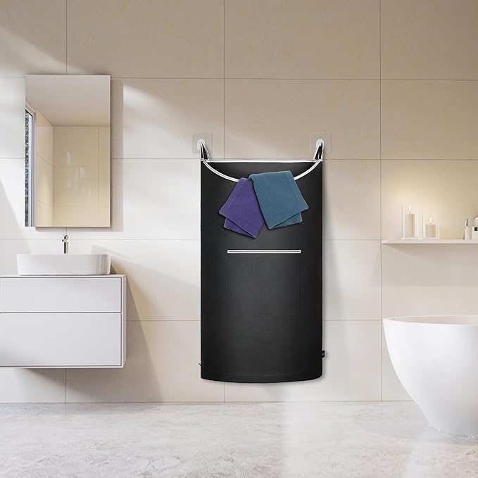 XL Hanging Laundry Hamper, Over the Door Laundry Hamper and Baskets, Wide