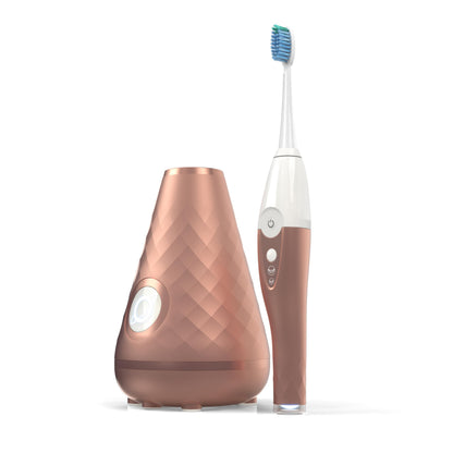 Tao Clean UV Sanitizing Sonic Toothbrush and Cleaning Station, Electric Toothbrush, Dual Speed Setting, White