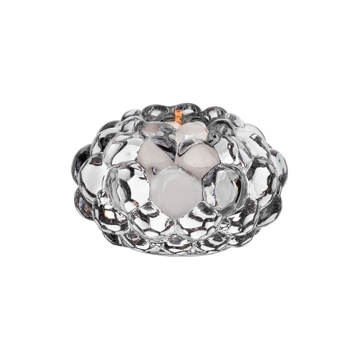 Orrefors Raspberry Votive