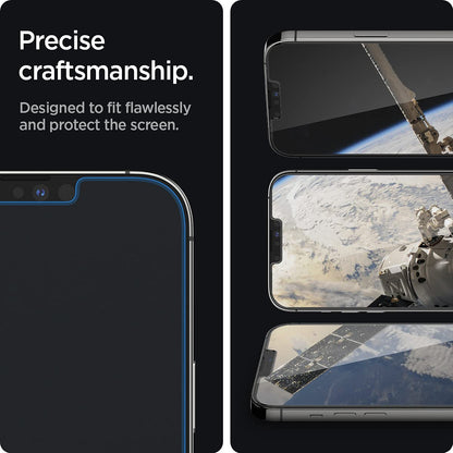 Spigen Tempered Glass Screen Protector [GlasTR EZ FIT] designed for iPhone 14 Pro Max [Case Friendly] - Sensor Protection / 2 Pack